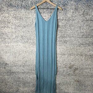 Electric & Rose‎ Womens Cotton Blend Crew Neck Sweatshirt Dress Black Size XS